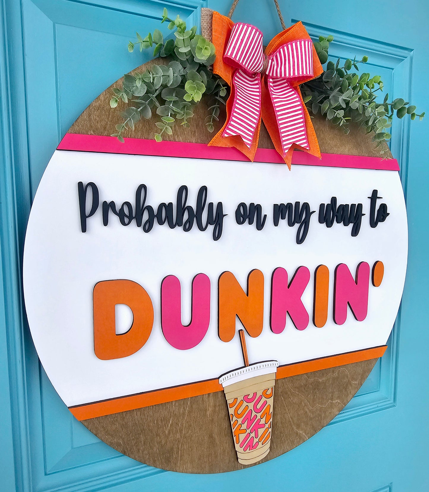 Dunkin' Door Hanger- updated version