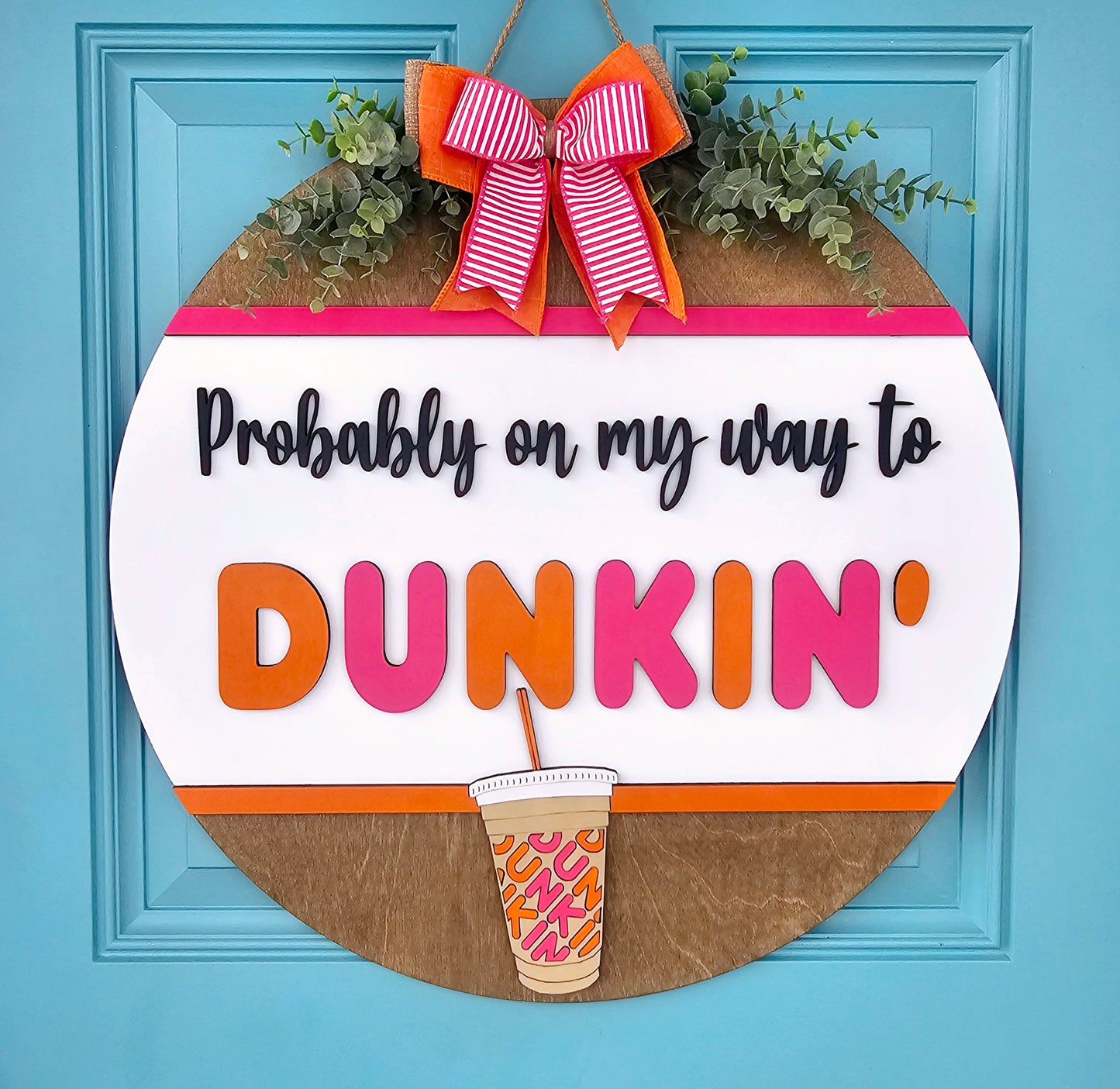 Dunkin' Door Hanger- updated version