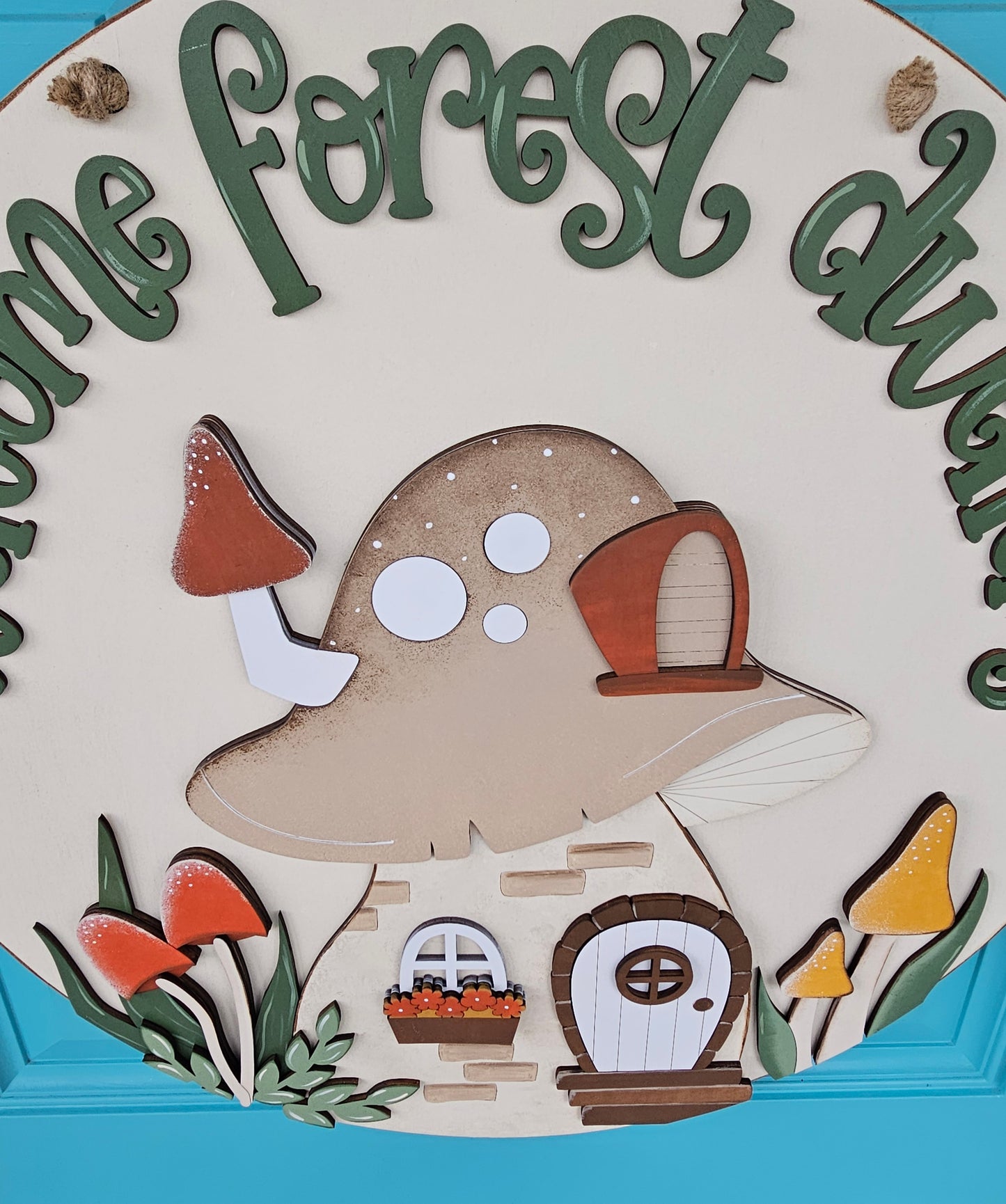 Welcome Forest Dwellers Door Hanger