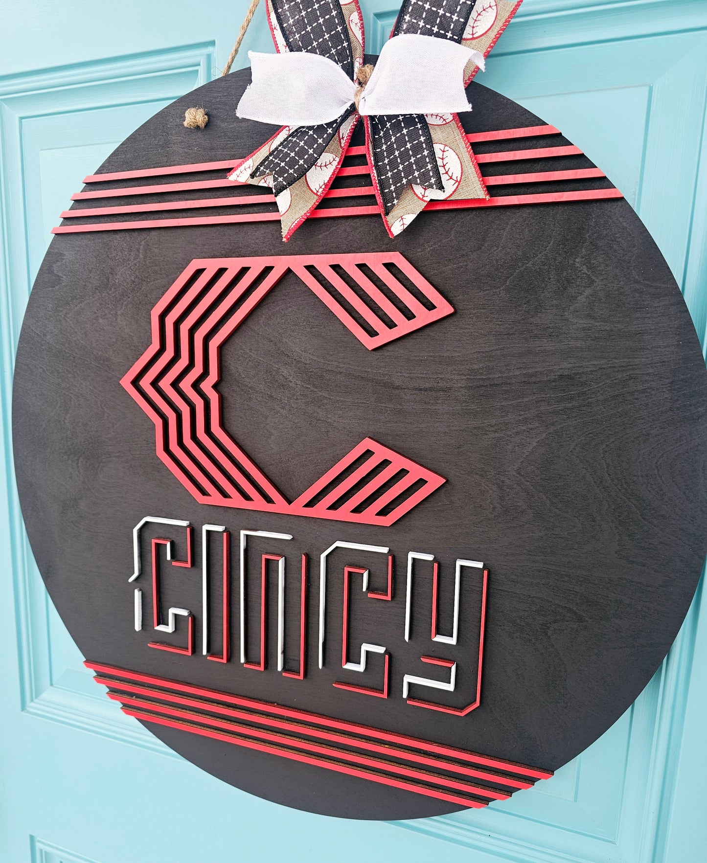 Cincinnati Reds City Connect Door Hanger