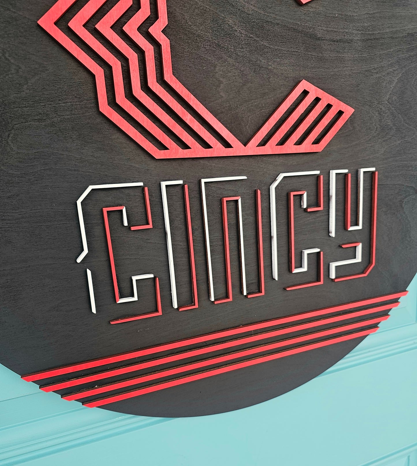 Cincinnati Reds City Connect Door Hanger