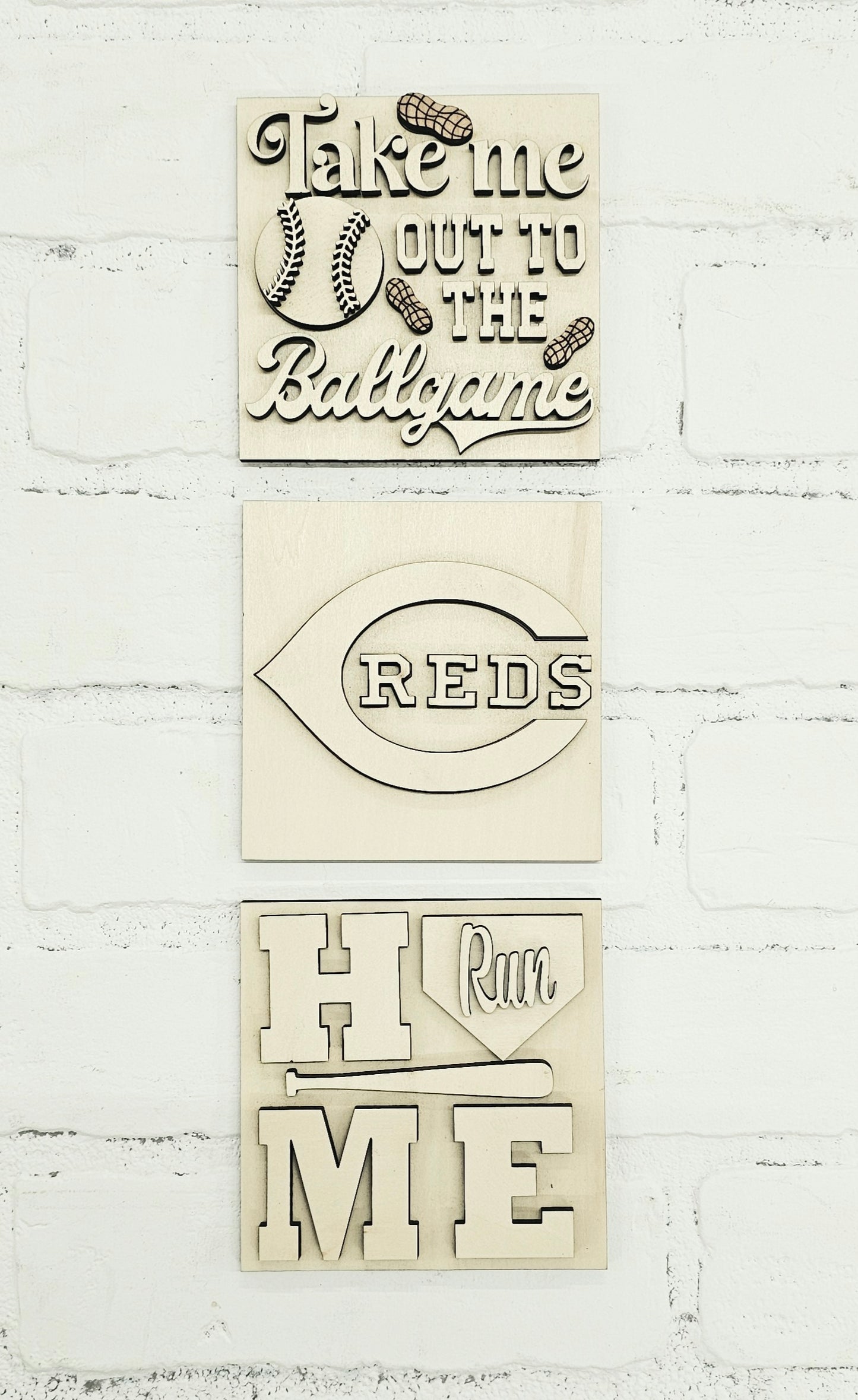 Reds Ladder Inserts- Set of 3