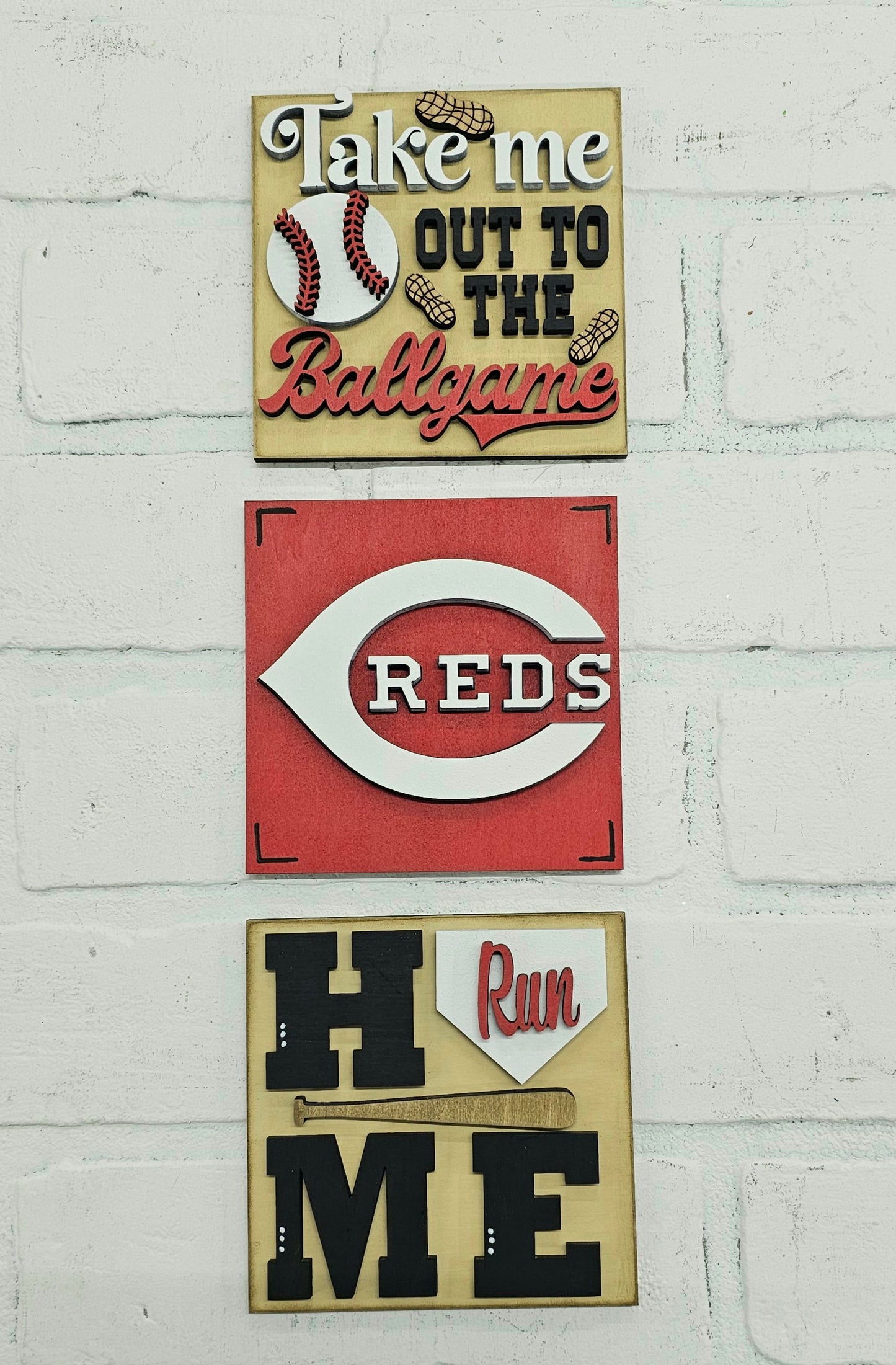 Reds Ladder Inserts- Set of 3