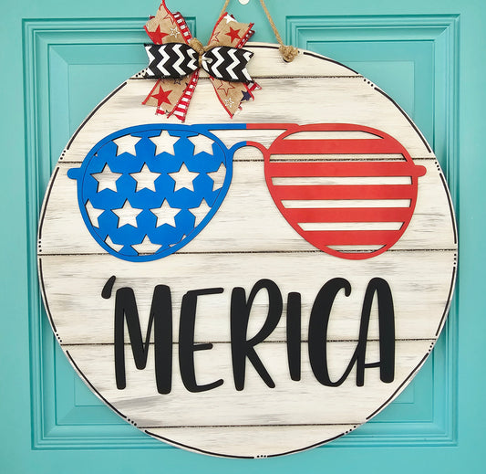 Merica Door Hanger