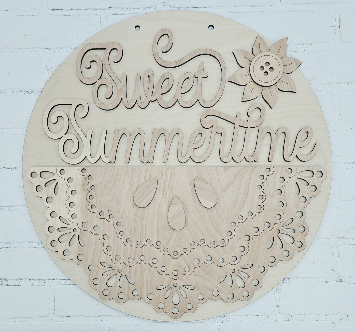 Sweet Summertime Watermelon Door Hanger