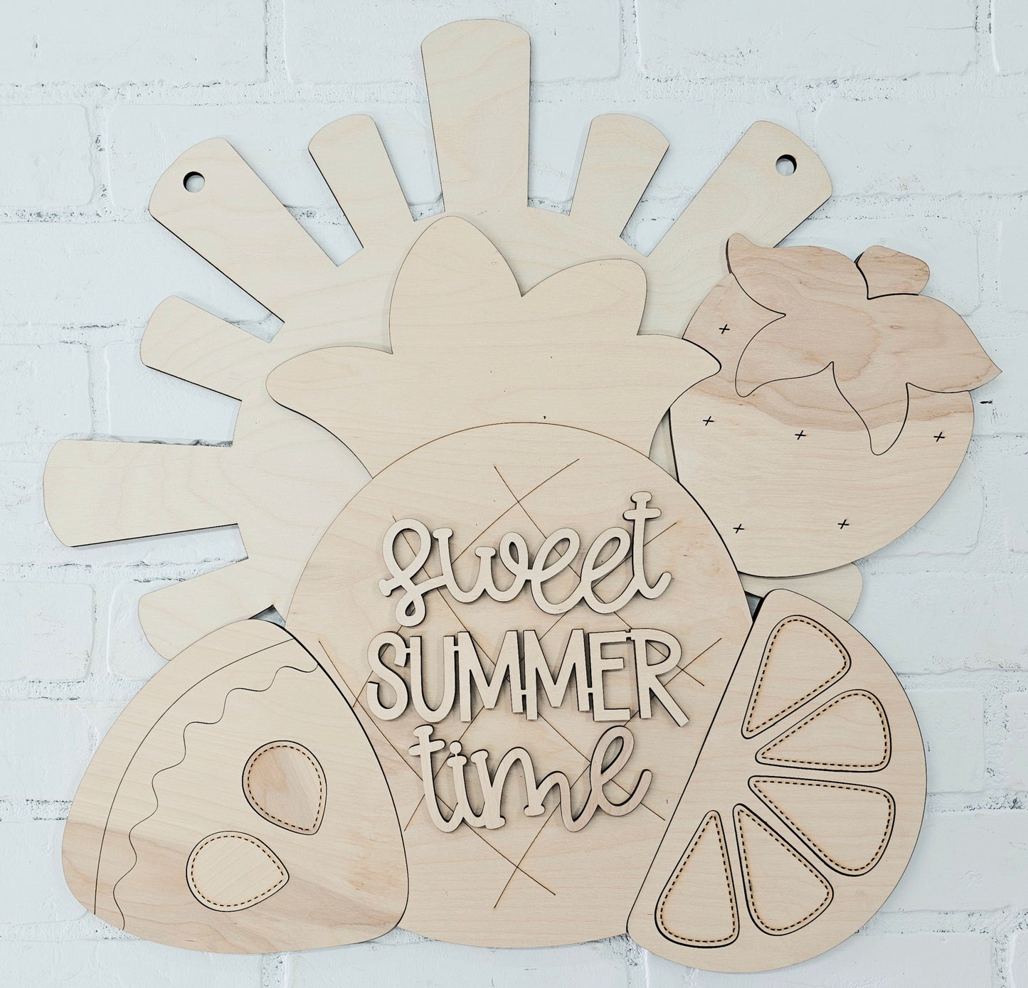Sweet Summertime Fruit Door Hanger