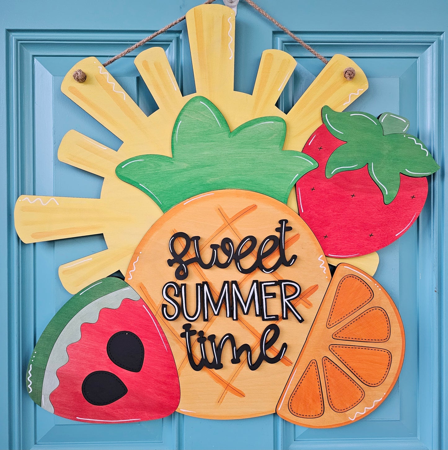 Sweet Summertime Fruit Door Hanger