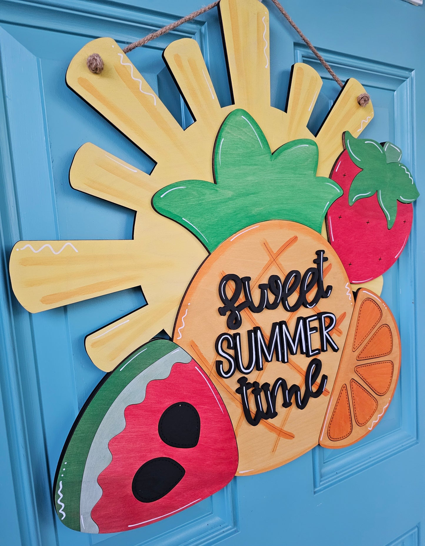 Sweet Summertime Fruit Door Hanger
