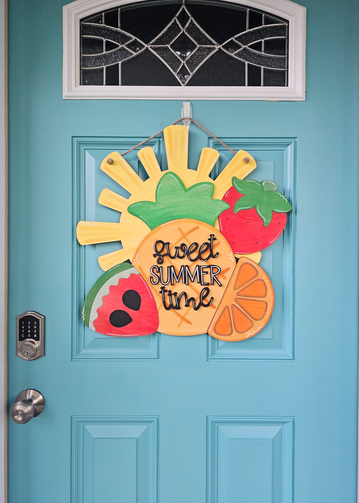 Sweet Summertime Fruit Door Hanger