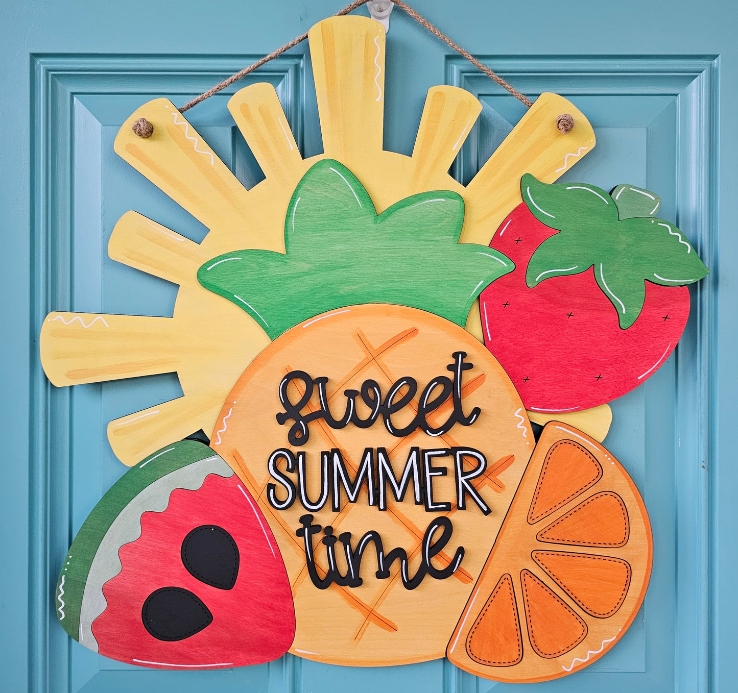 Sweet Summertime Fruit Door Hanger