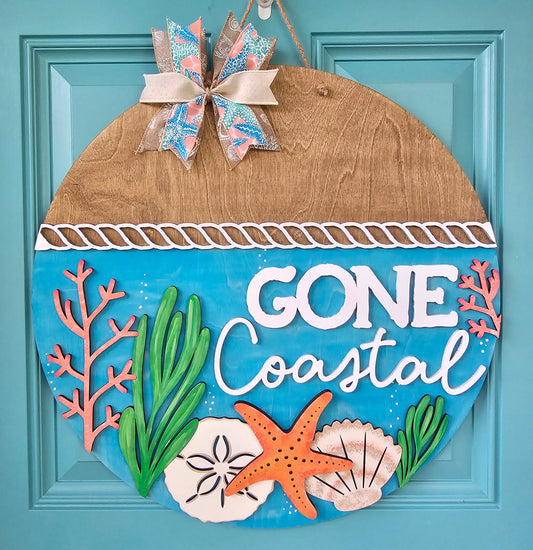 Gone Coastal Door Hanger