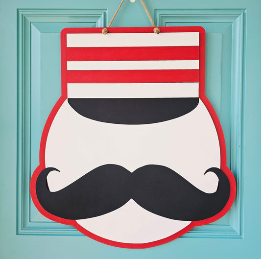 Mr. Redlegs Door Hanger