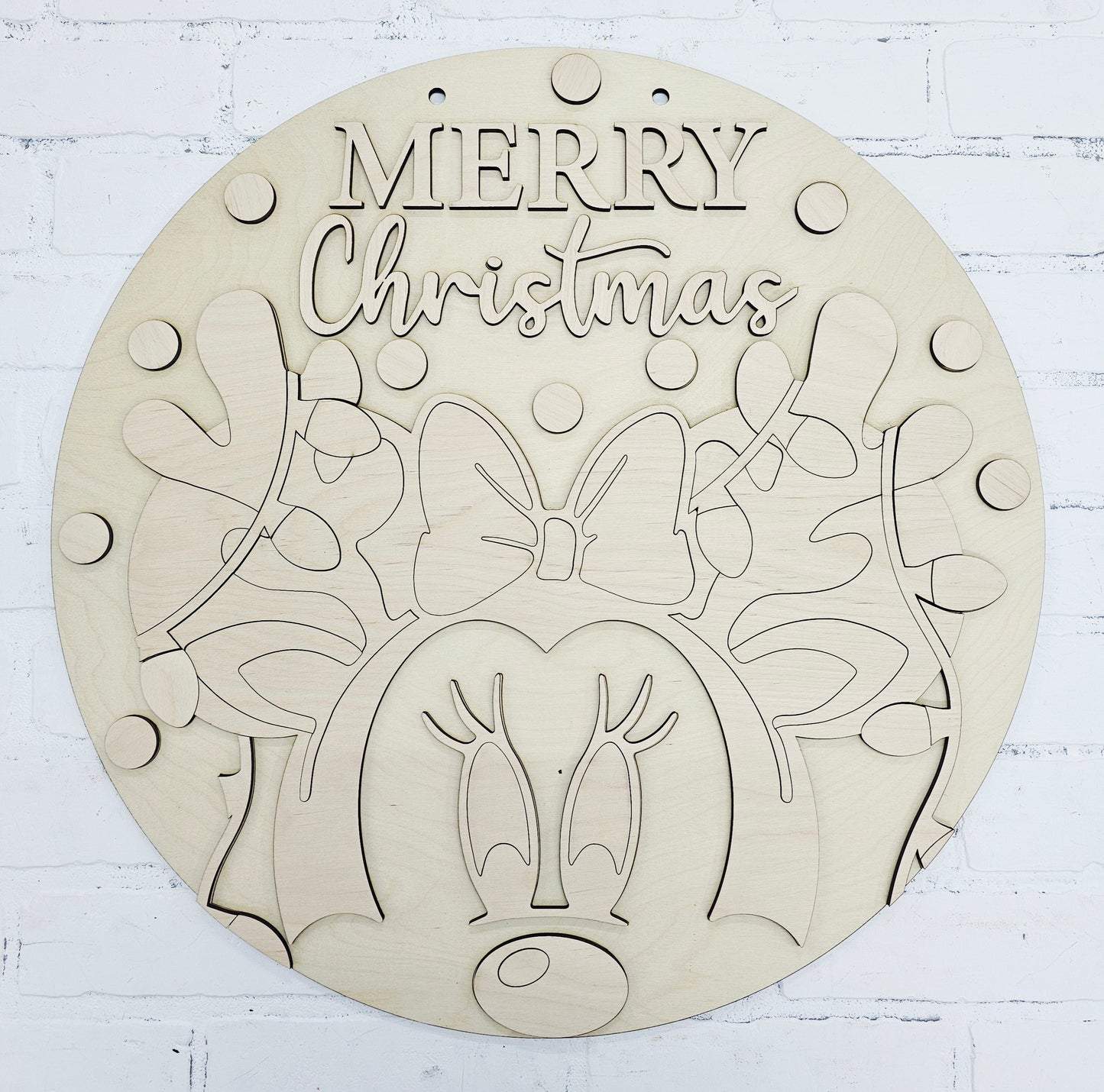 Christmas Mouse Door Hanger