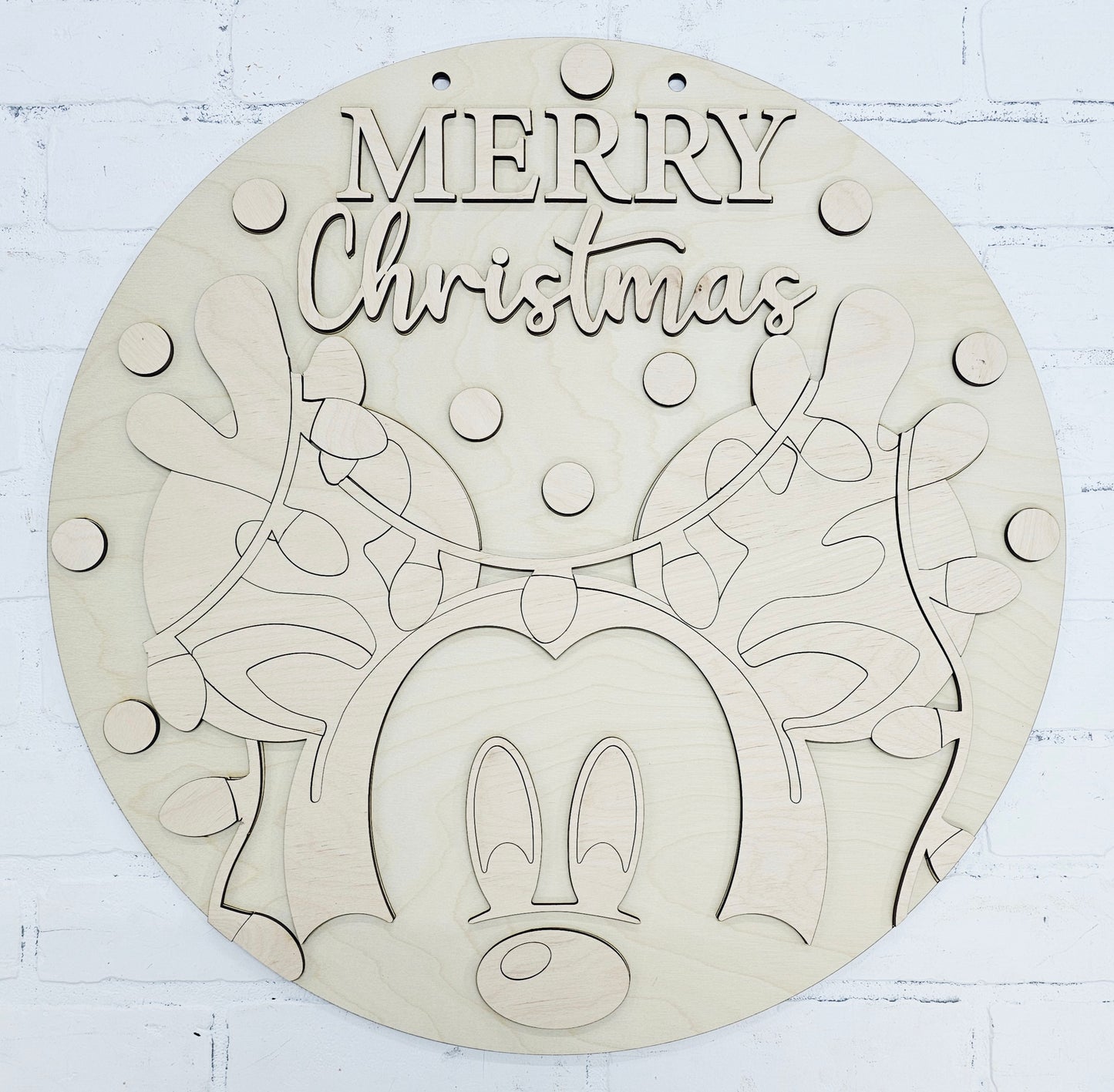 Christmas Mouse Door Hanger