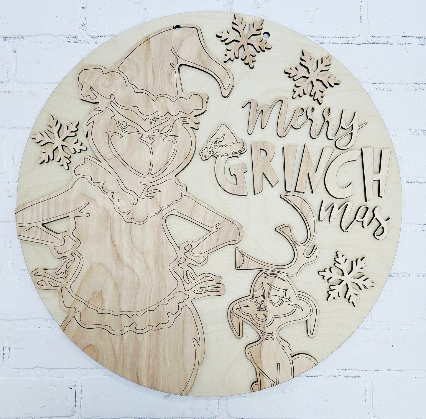 Grinch & Max Door Hanger