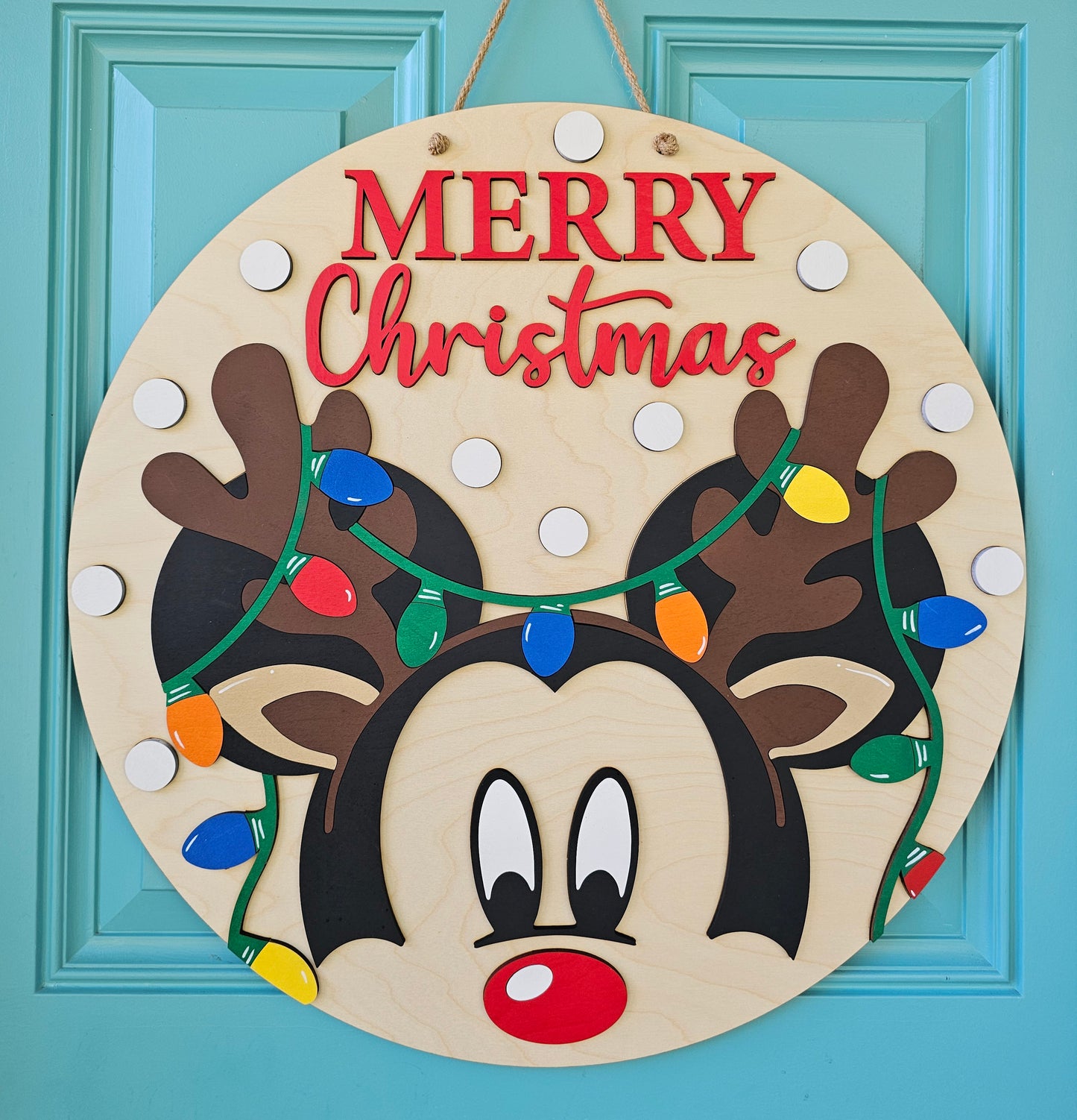 Christmas Mouse Door Hanger