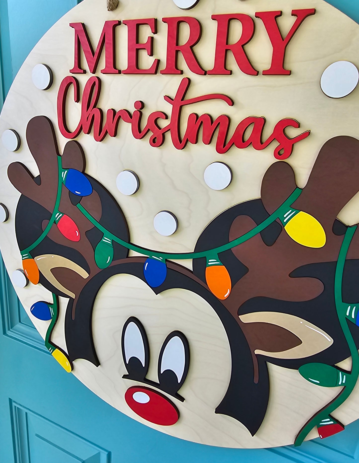 Christmas Mouse Door Hanger