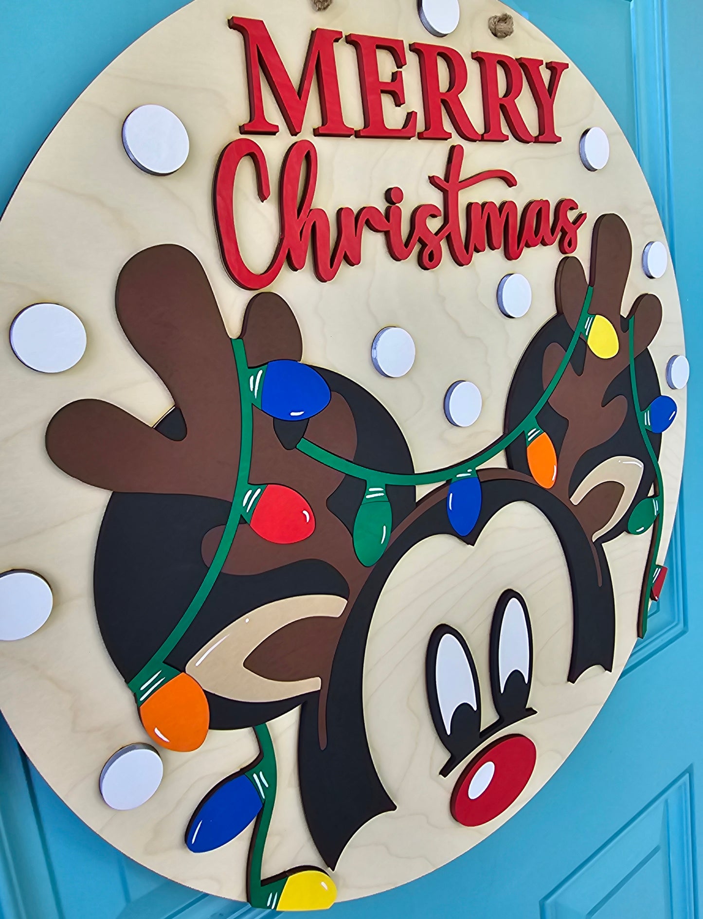 Christmas Mouse Door Hanger