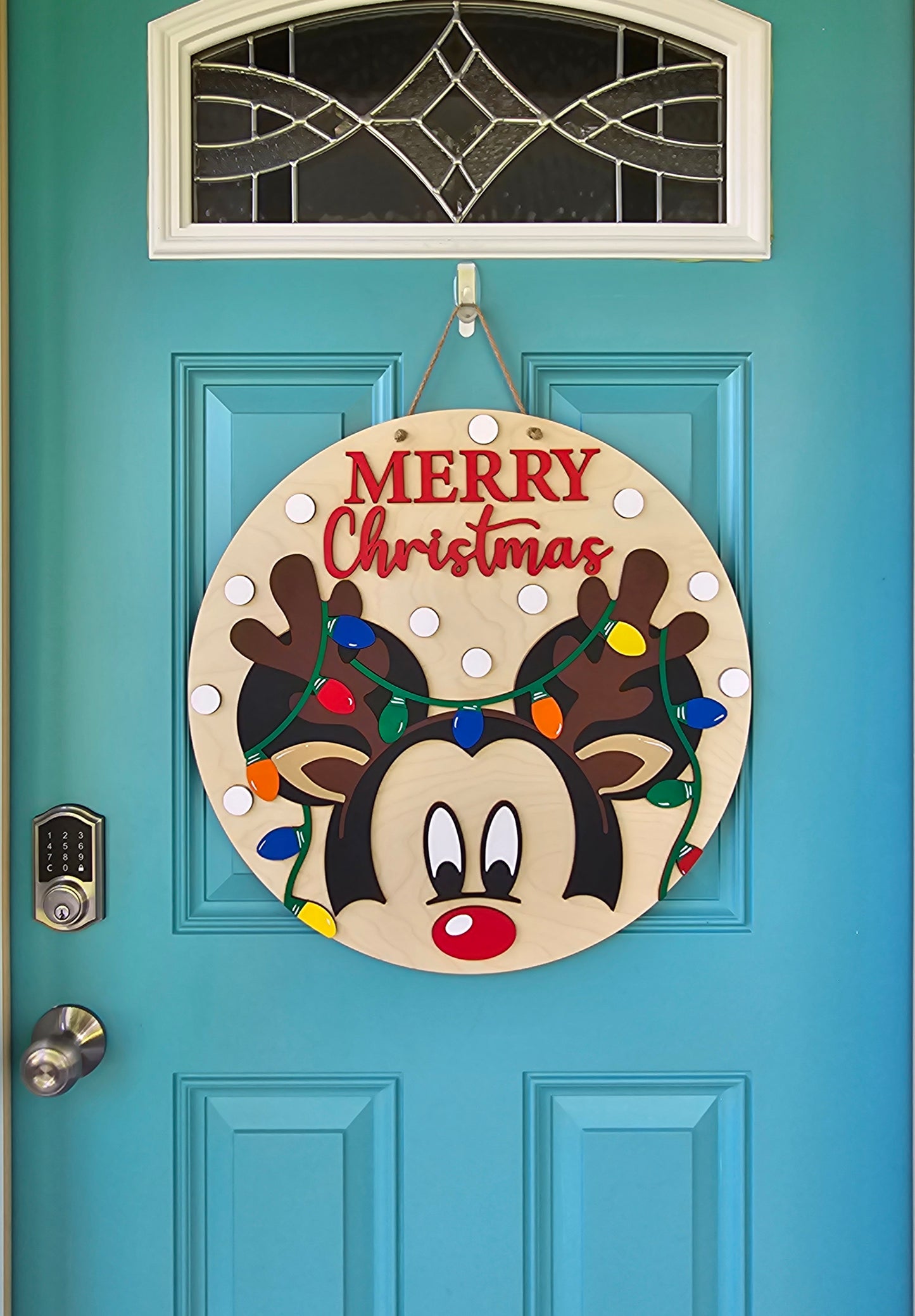 Christmas Mouse Door Hanger