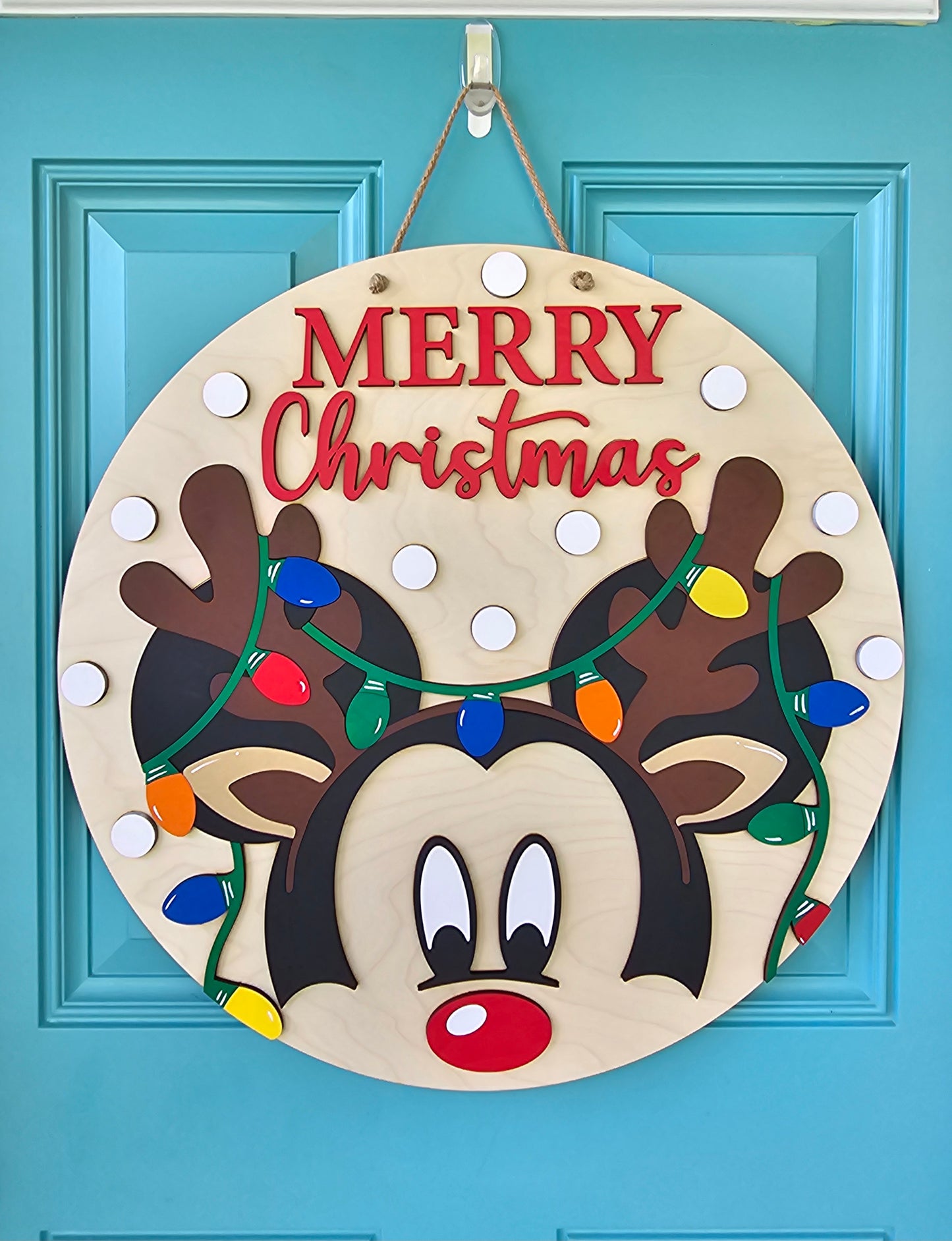 Christmas Mouse Door Hanger