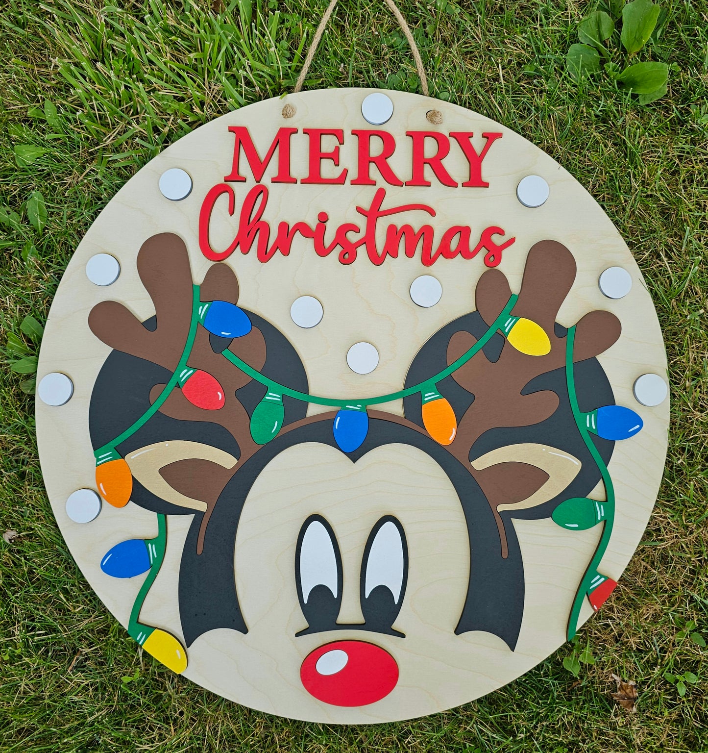 Christmas Mouse Door Hanger