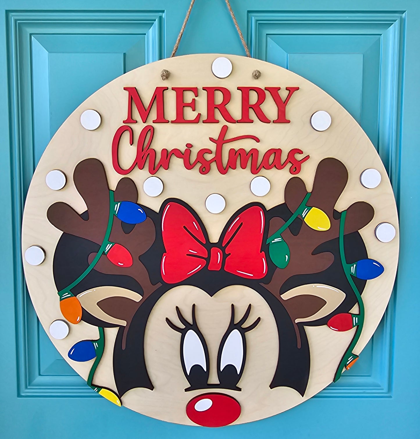 Christmas Mouse Door Hanger