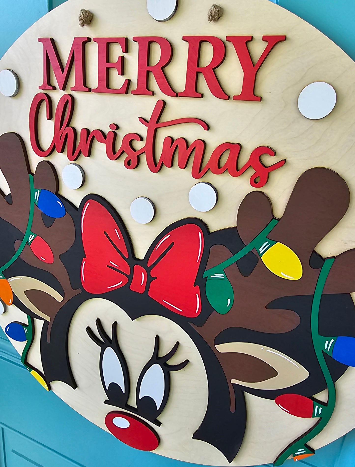 Christmas Mouse Door Hanger