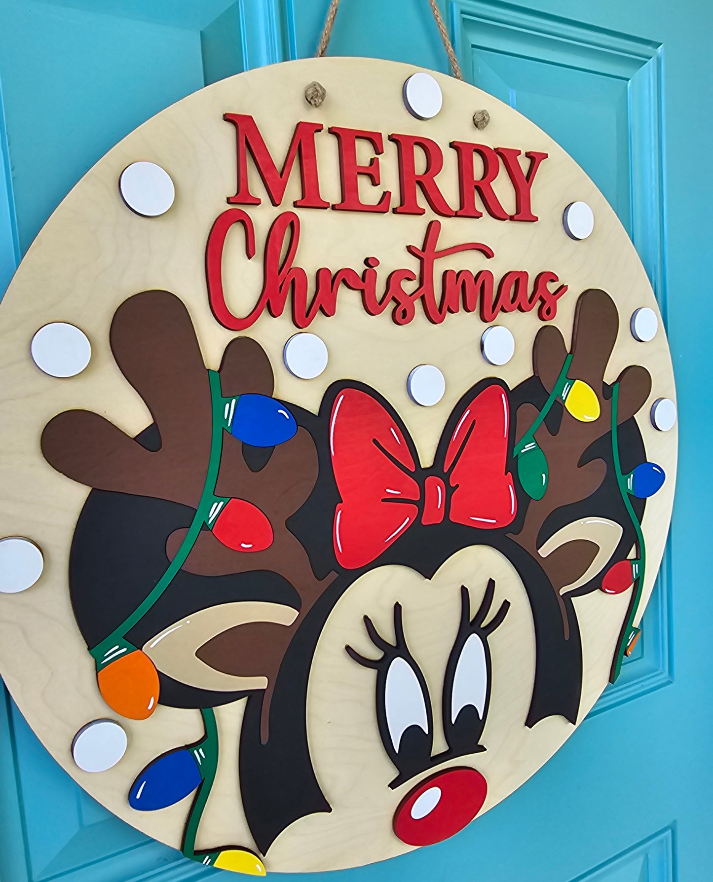 Christmas Mouse Door Hanger