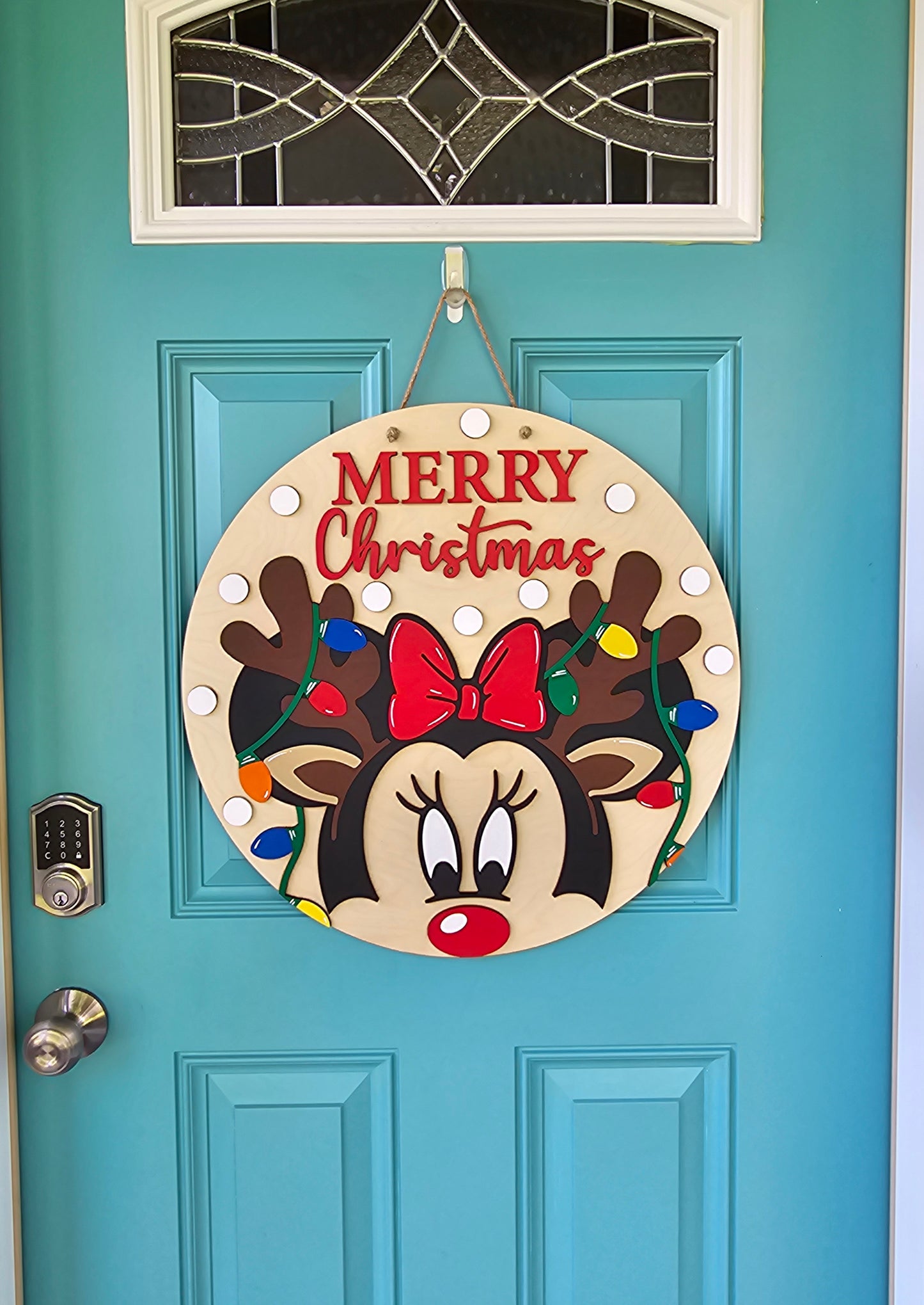 Christmas Mouse Door Hanger
