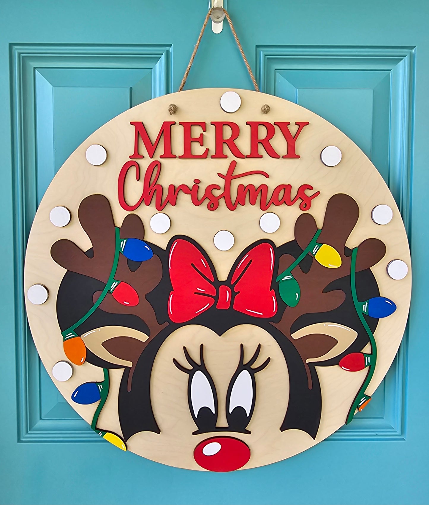 Christmas Mouse Door Hanger