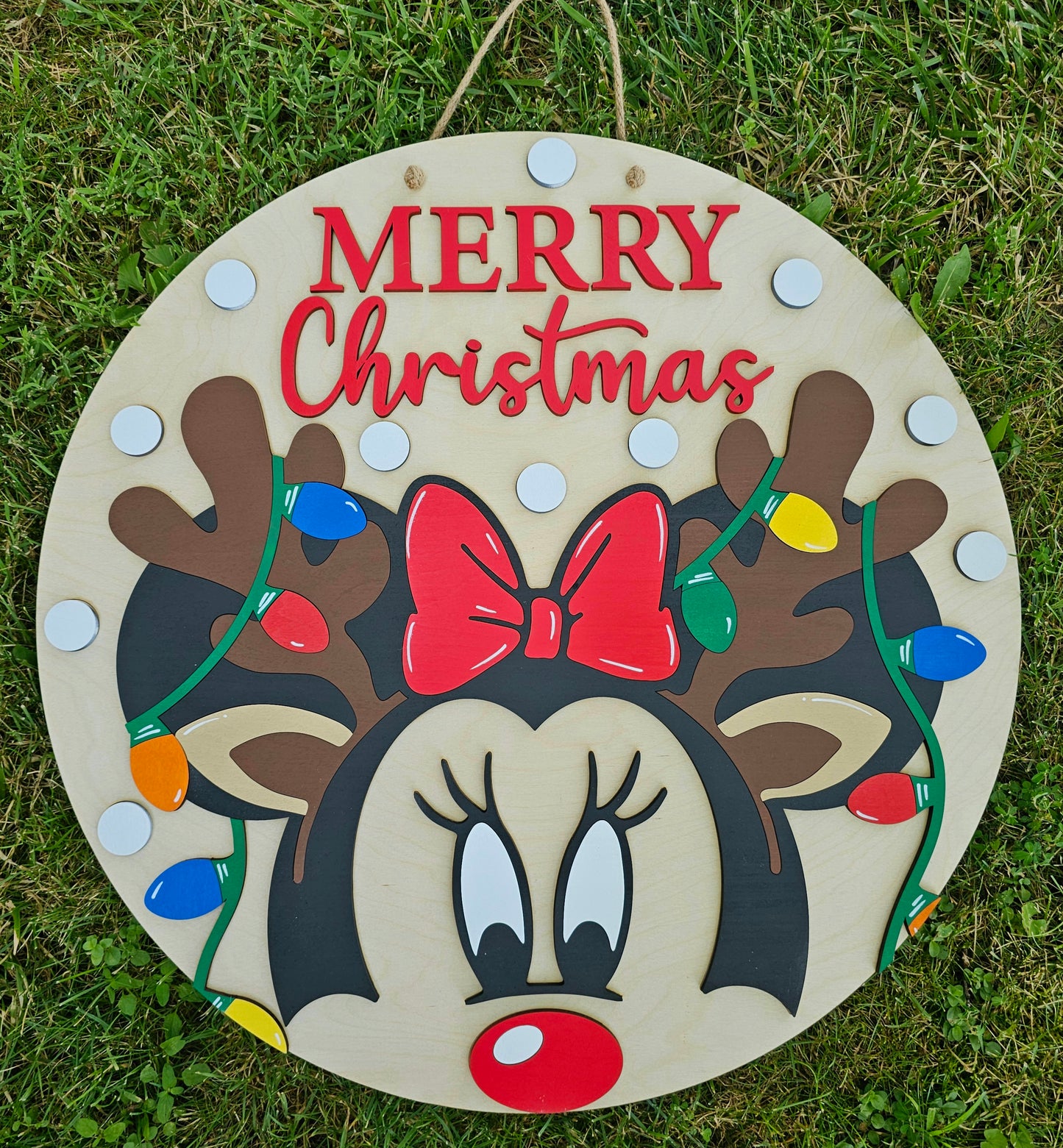 Christmas Mouse Door Hanger