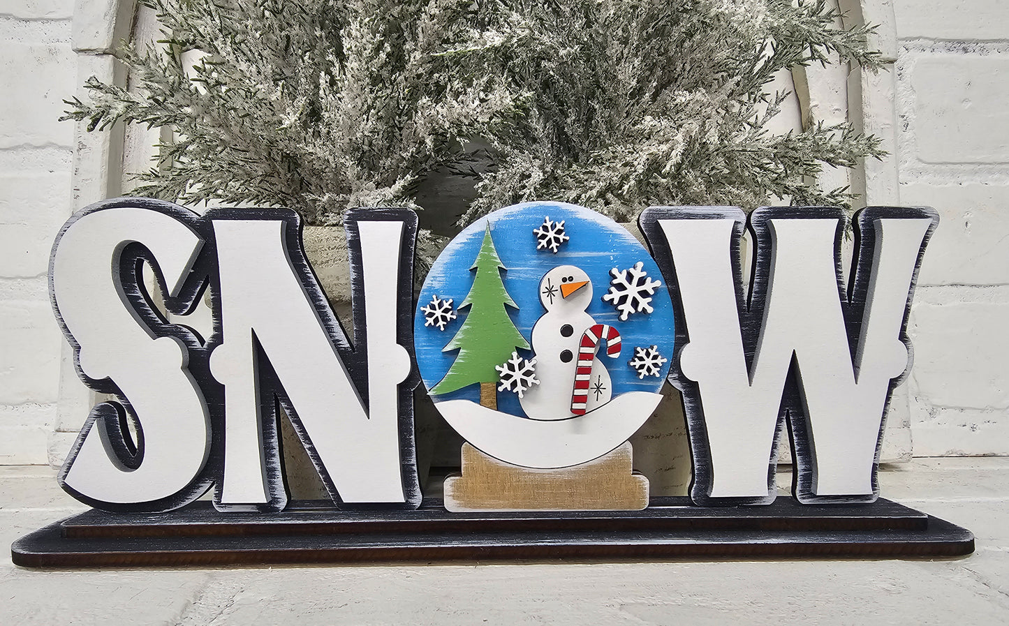 Snow Standing Sign
