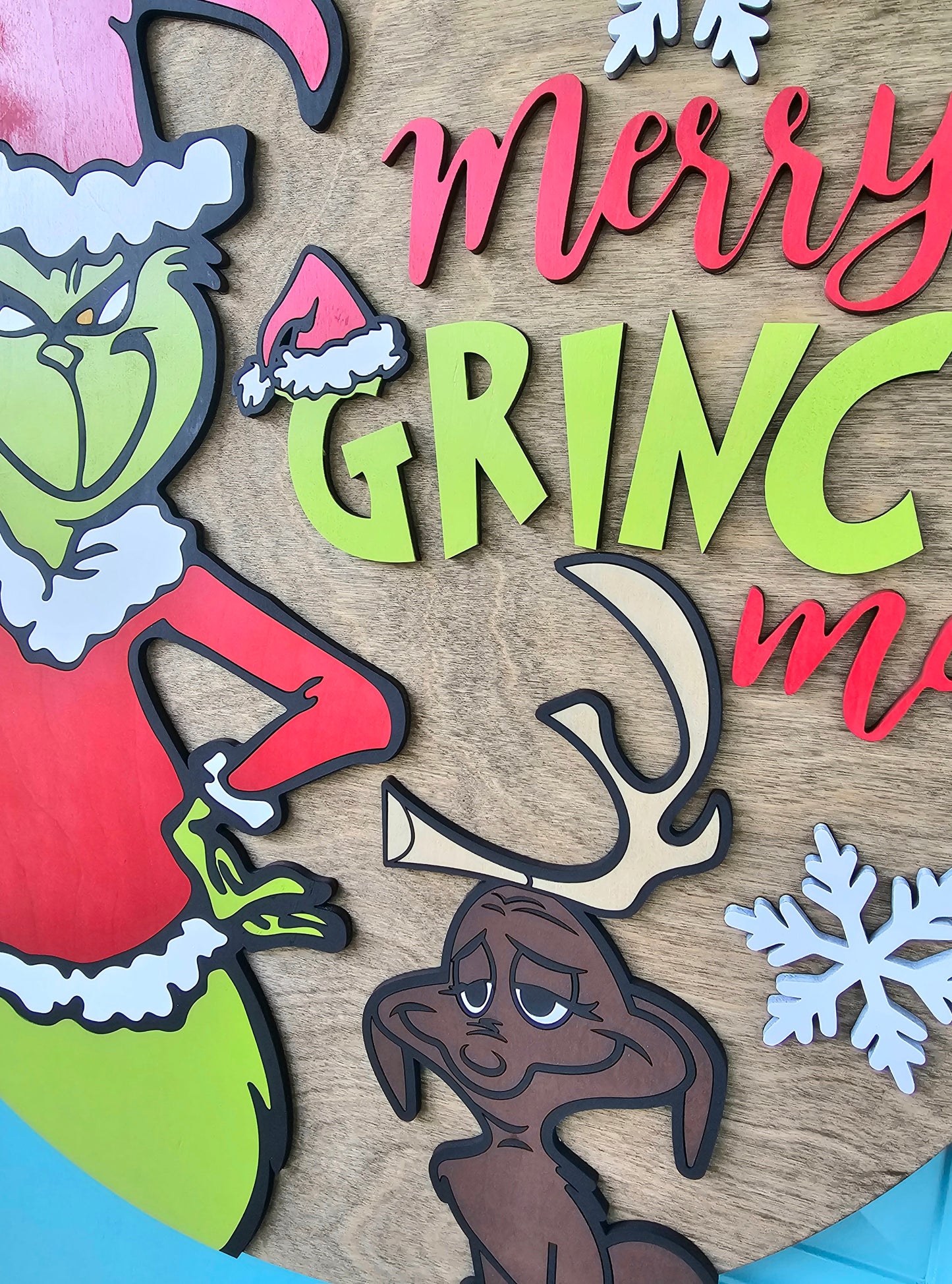 Grinch & Max Door Hanger