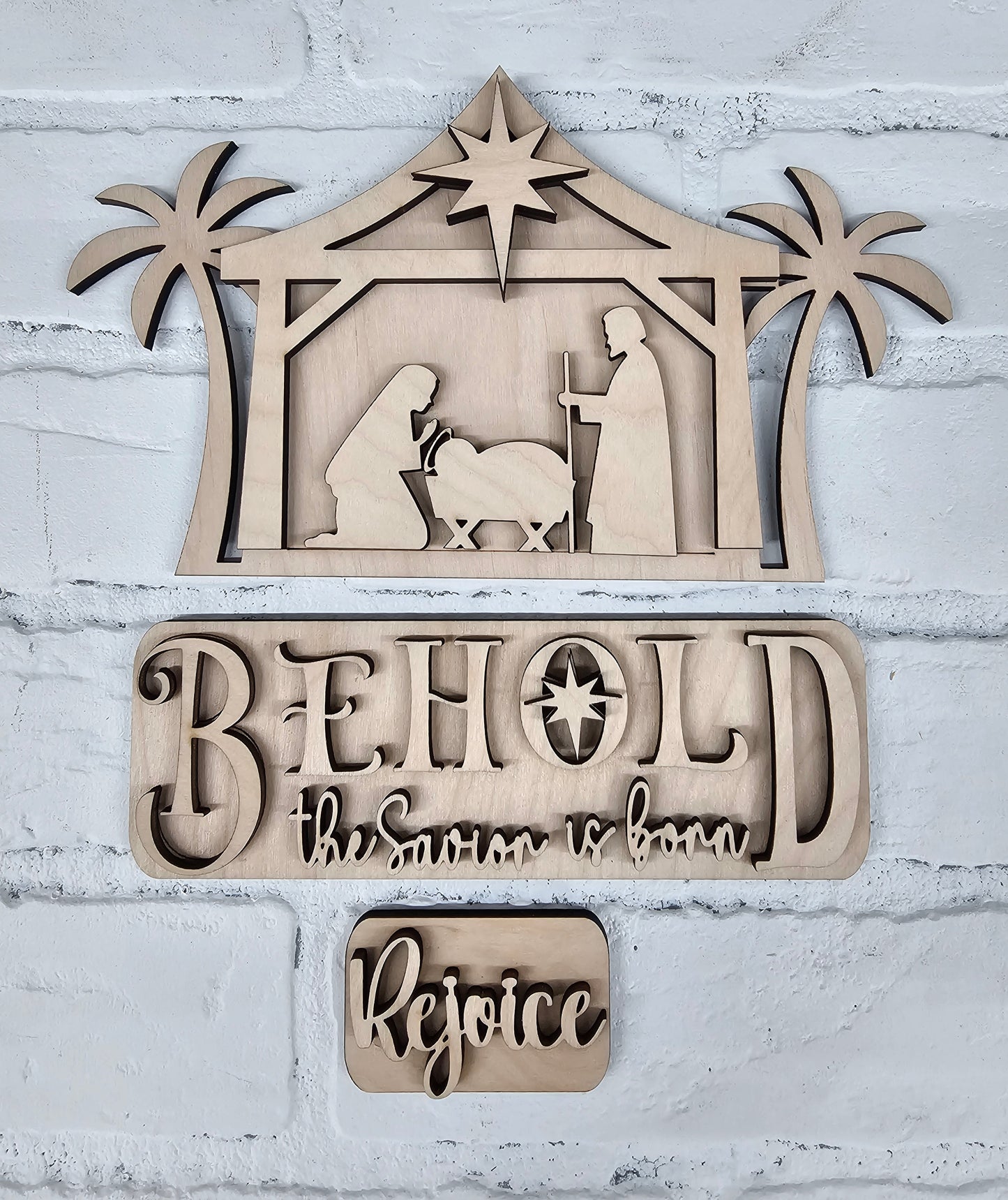 Behold the Savior is Born Truck Inserts