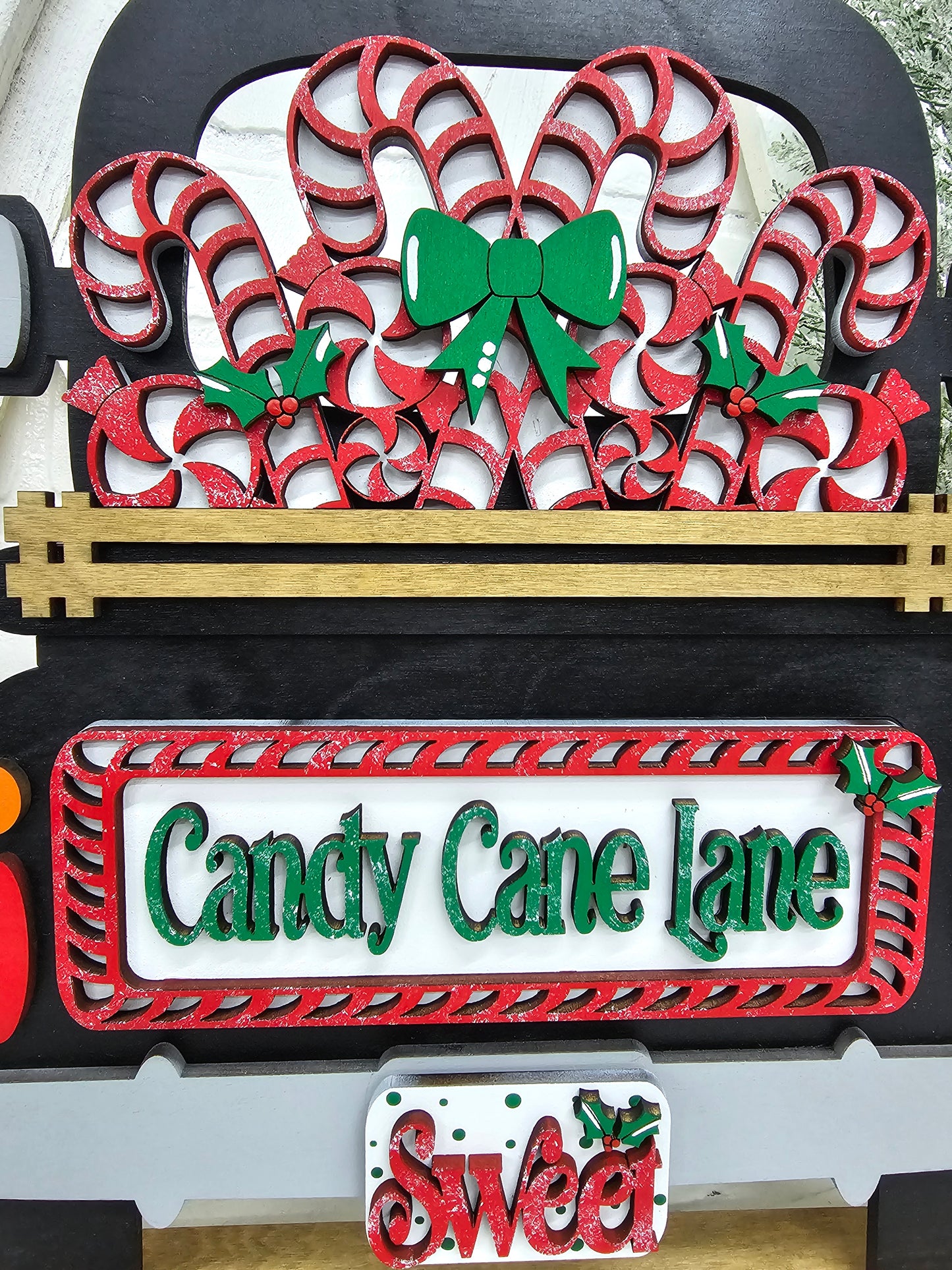 Candy Cane Truck Inserts
