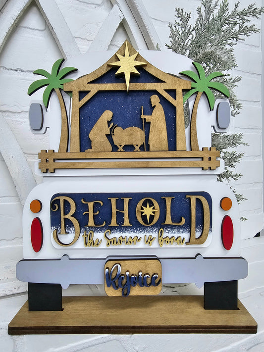 Behold the Savior is Born Truck Inserts