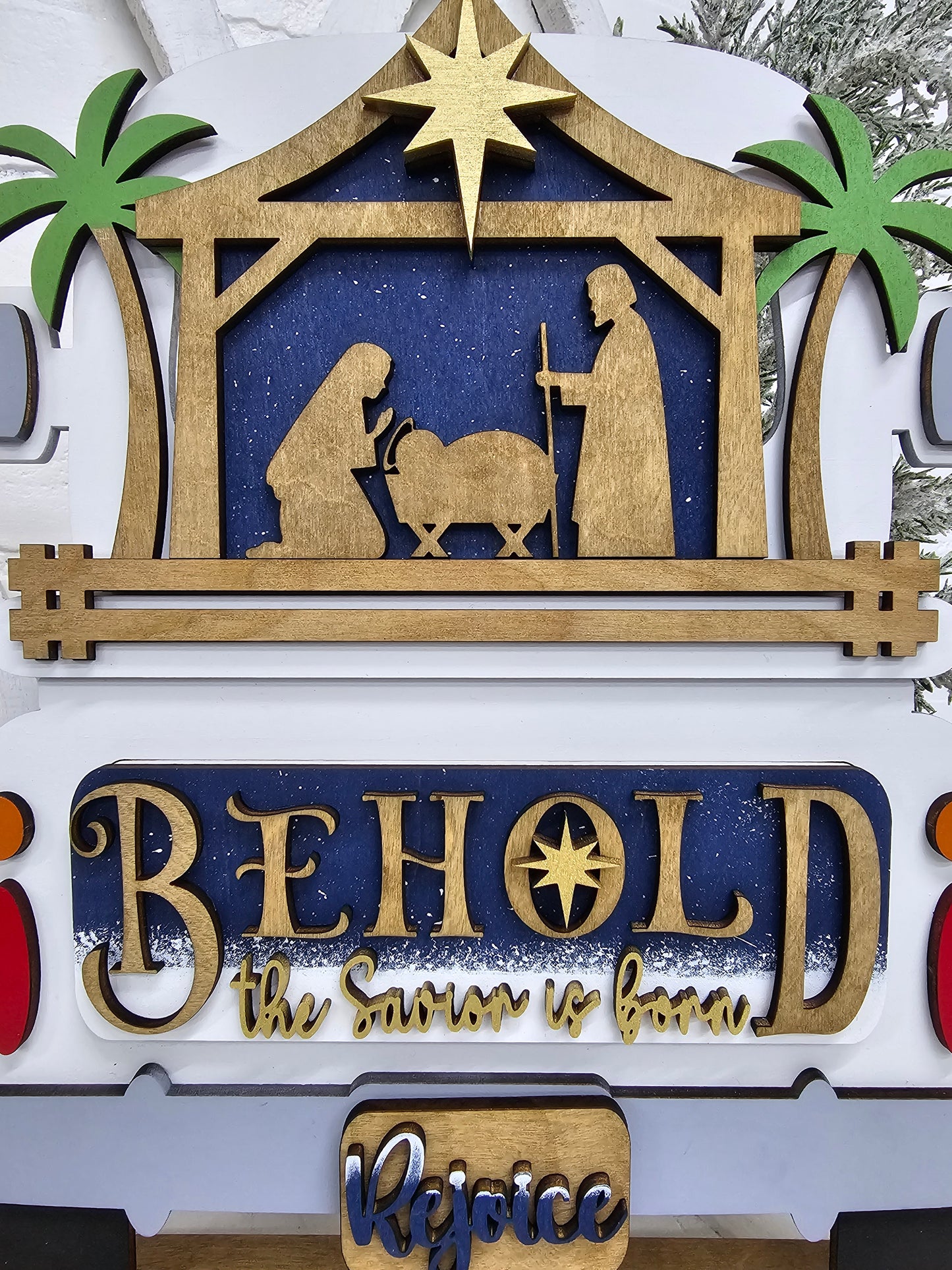 Behold the Savior is Born Truck Inserts