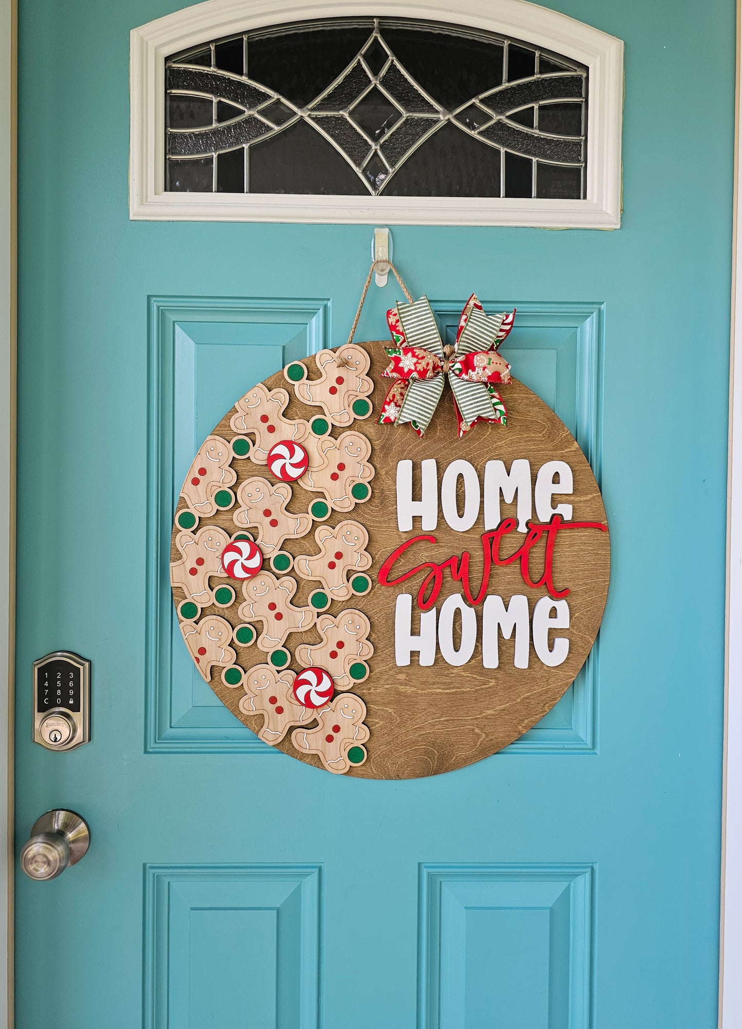 Home Sweet Home Gingerbread Door Hanger