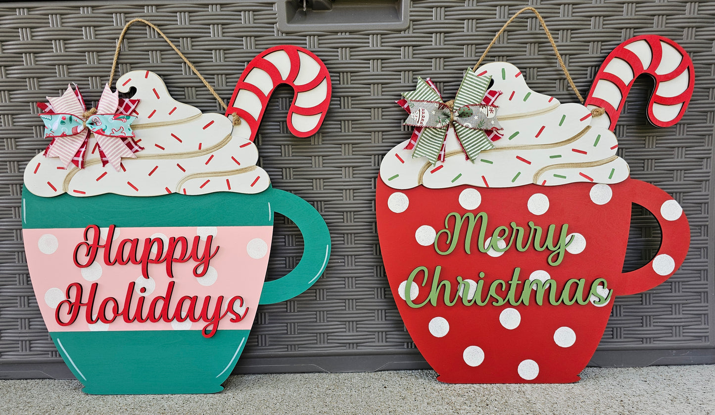 Hot Cocoa Mug Door Hanger