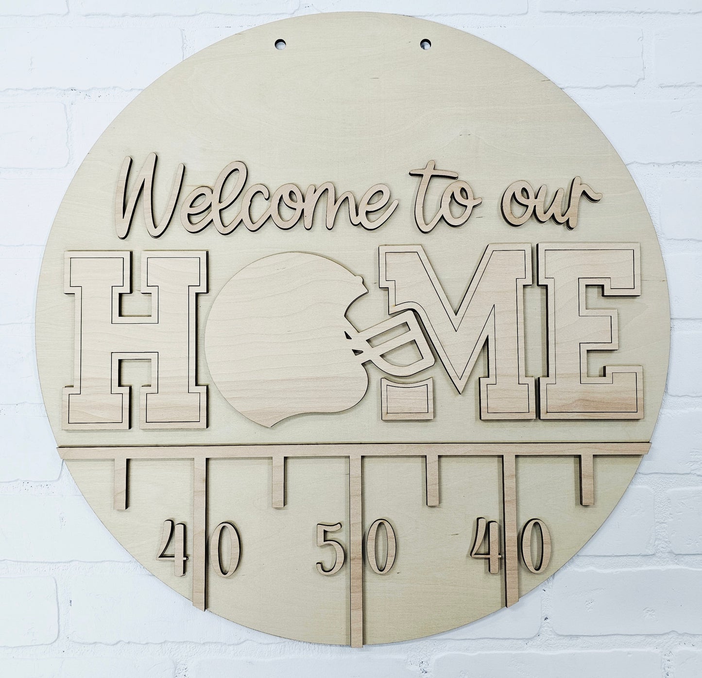 Welcome to Our Home Bengals Door Hanger