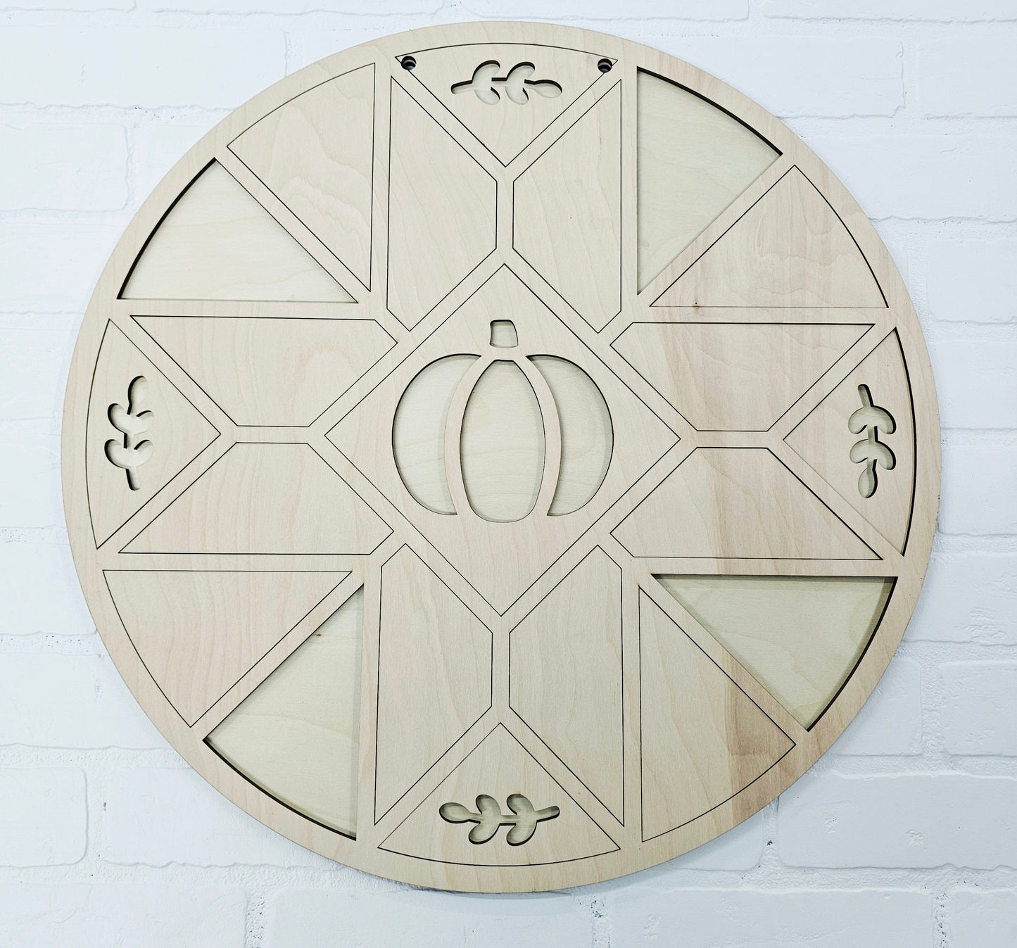 Fall Barn Quilt Door Hanger