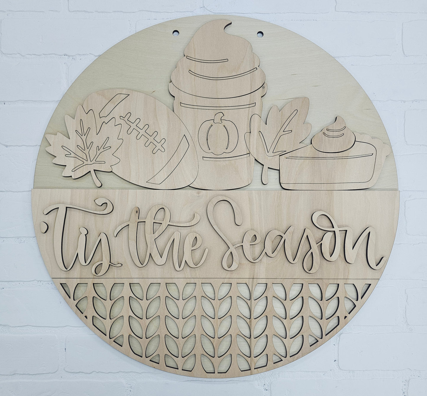 Tis the Season Fall Door Hanger