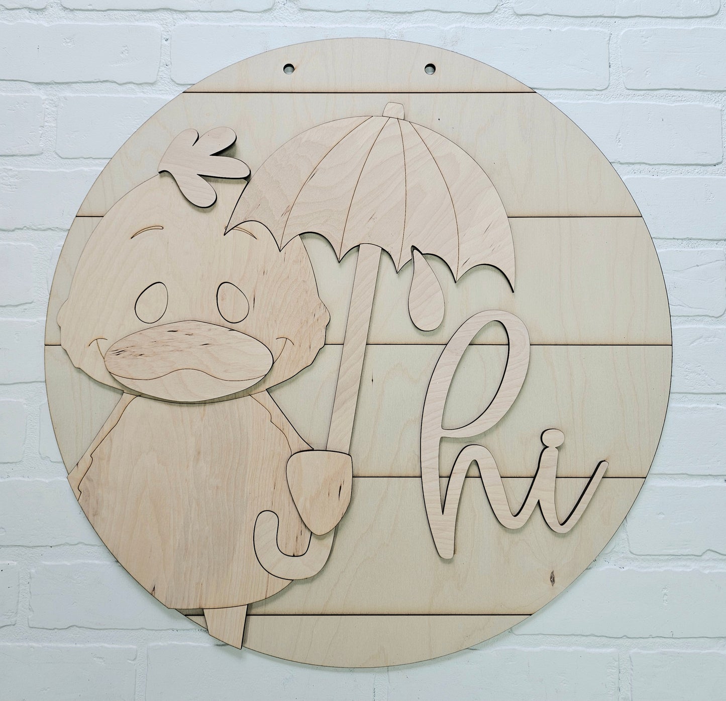 Spring Duck Door Hanger