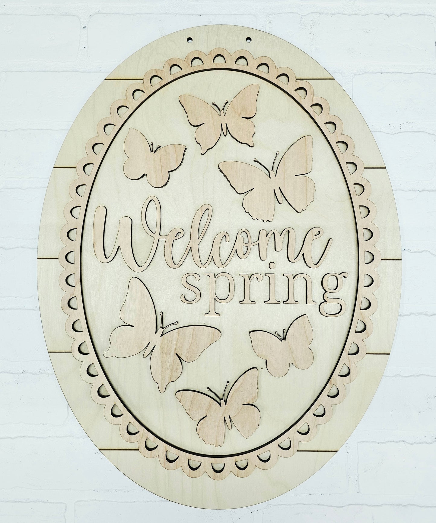 Butterfly Oval Door Hanger