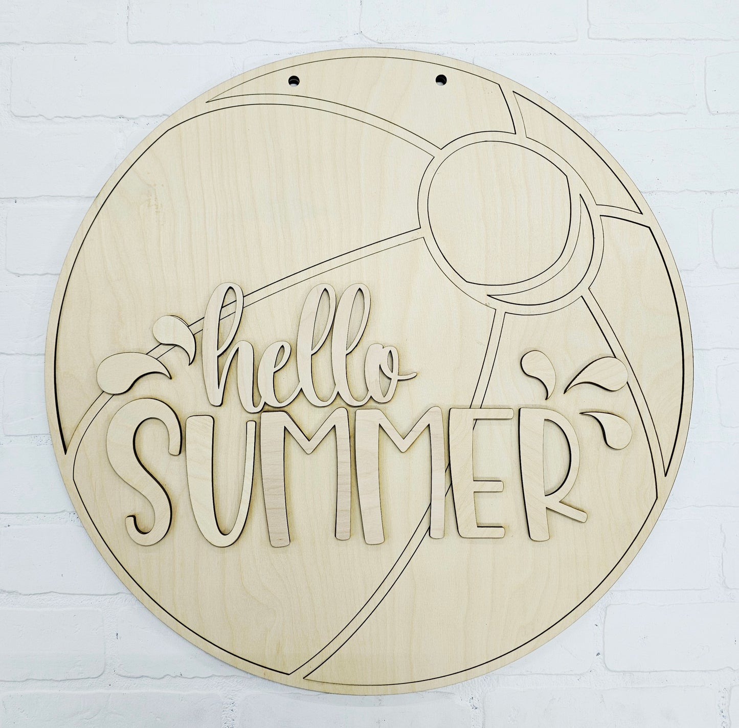 Summer Beachball Door Hanger
