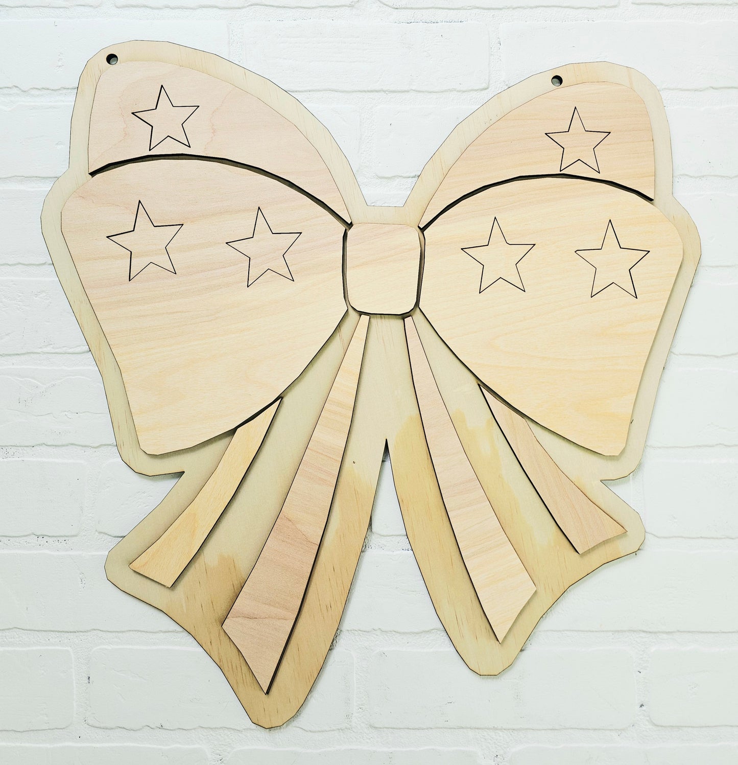 Patriotic Bow Door Hanger