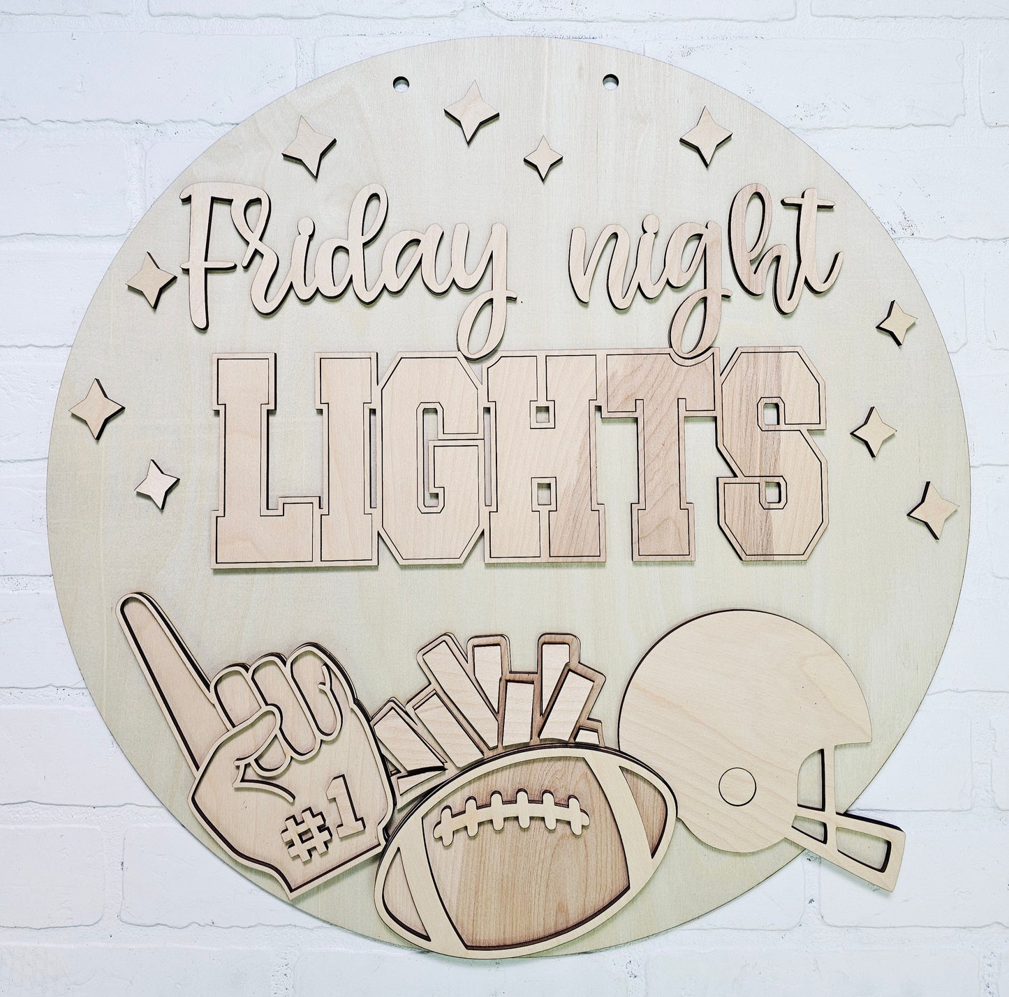 Friday Night Lights Door Hanger