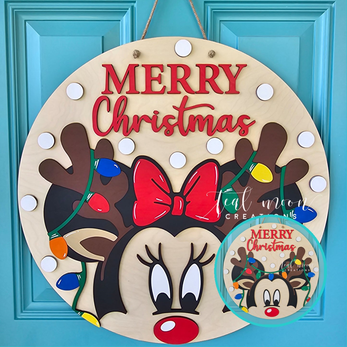 Christmas Mouse Door Hanger