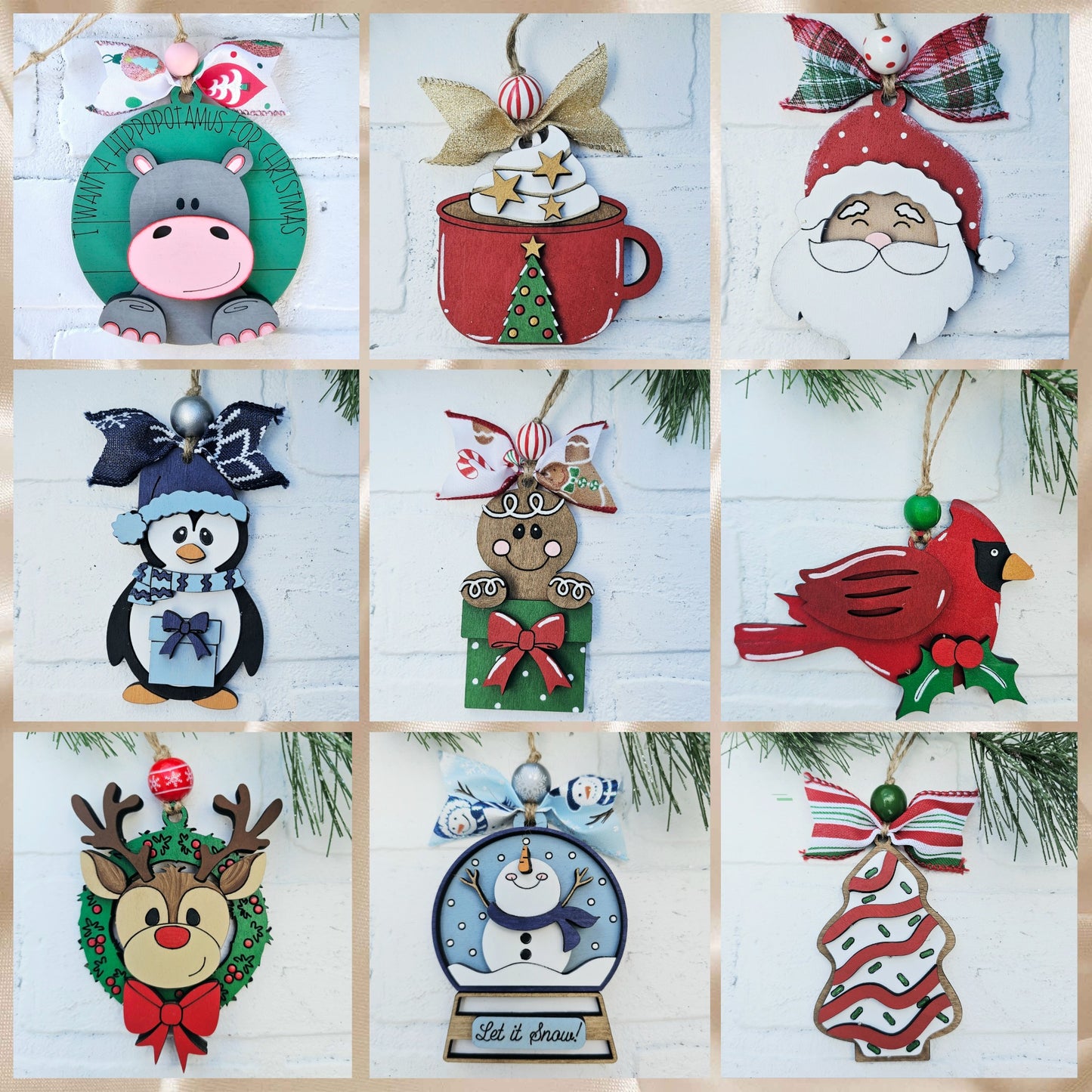 DIY Ornament Bar TO GO