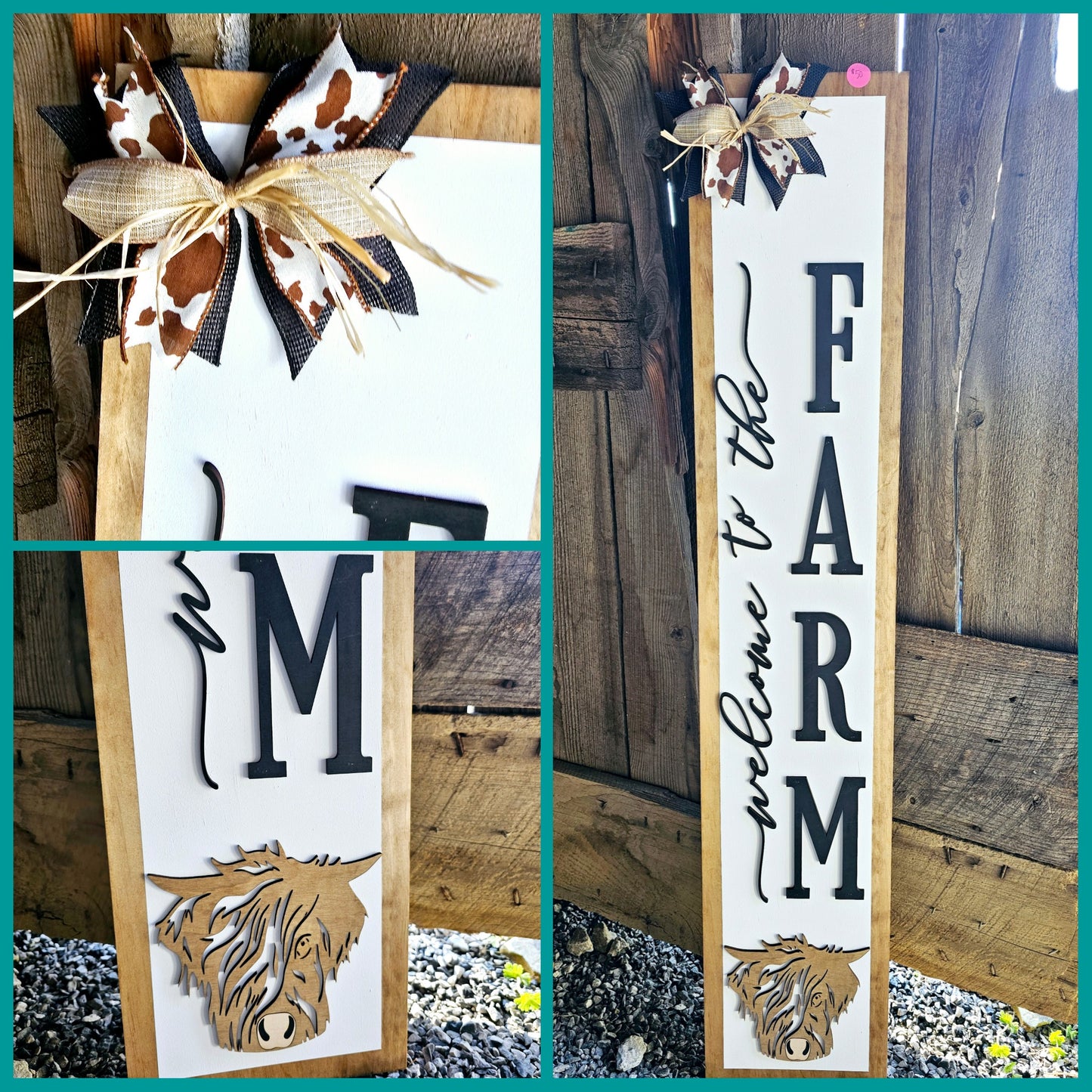 Welcome to the Farm Porch Leaner